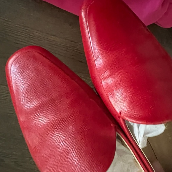 Prada Red Loafers - Picture 4 of 5